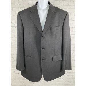 Gianni Manzoni Reda Super 100’s High Twist Italian 100% Wool Blazer Jacket 48R